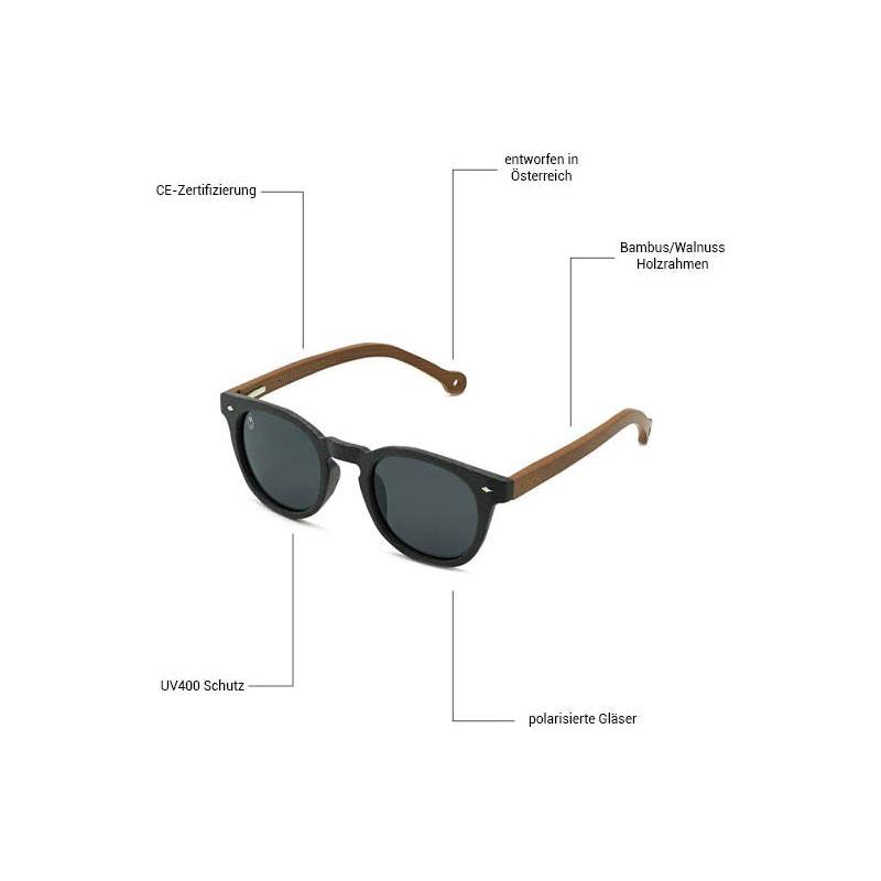 The Phillozu-Phieres-Dark Grey / Grey Polarized-Sonnenbrille