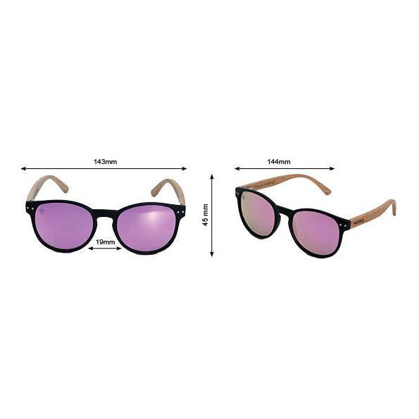 Phainted in Peace-Phieres-Black Pink Mirror Polarized-Sonnenbrille