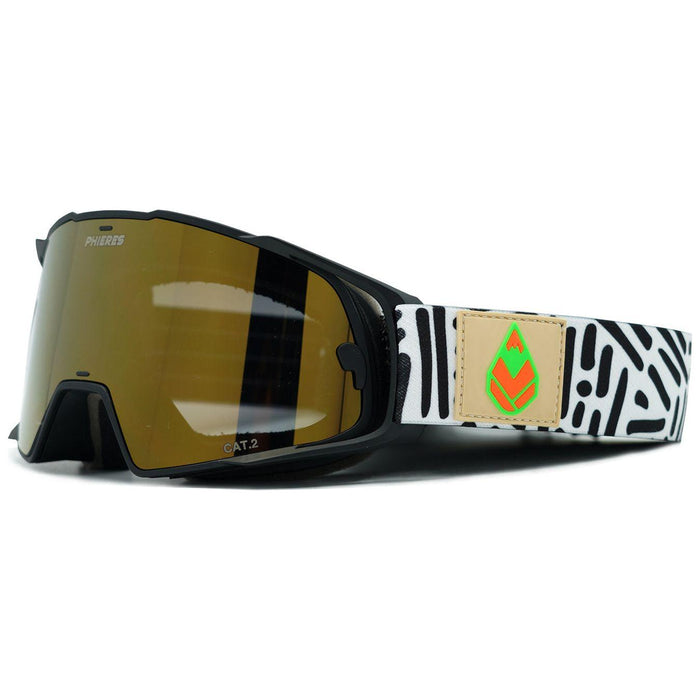 Ophride MTB - Phieres - Mtt Blk/FRevo K Gold - Bike Goggle 