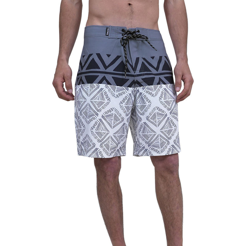 Phitewater-Phieres-Dark White Pattern-Boardshorts