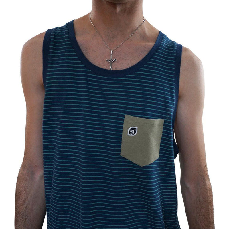 BN-ForNOever Tank Top - BenonConform - Navy/Petrol Green - Tank Top