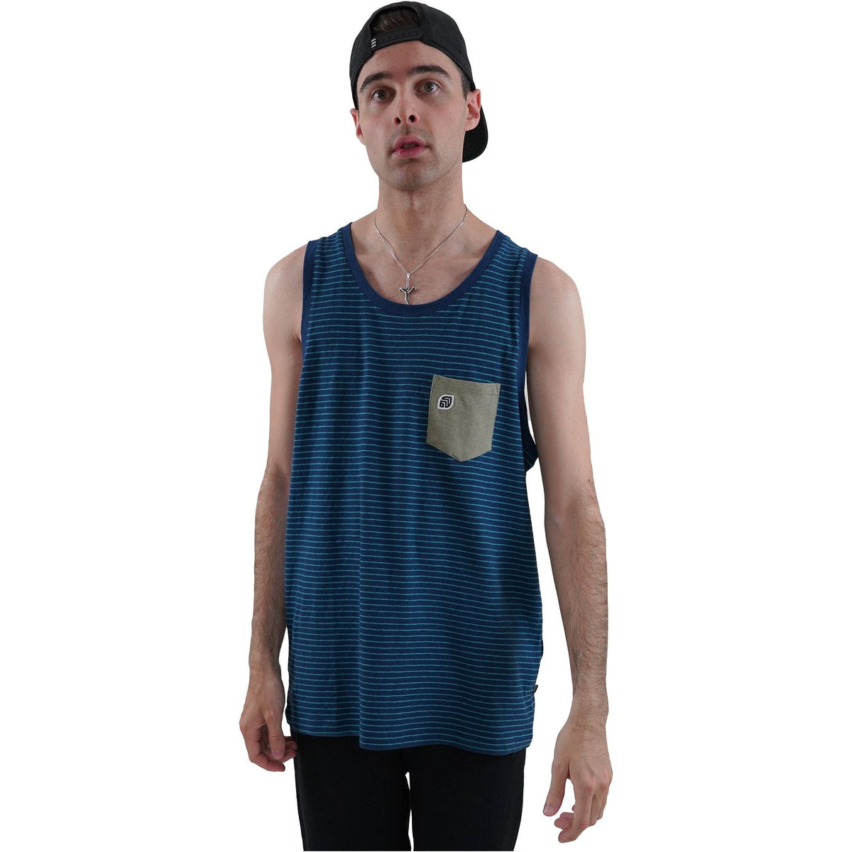 BN-ForNOever Tank Top - BenonConform - Navy/Petrol Green - Tank Top