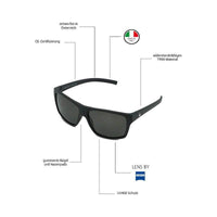 Streepher - Phieres - Mt Blk / Grey Polari - Sonnenbrille