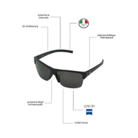 Streepher HF - Phieres - Mt Blk / Grey Polari - Sonnenbrille