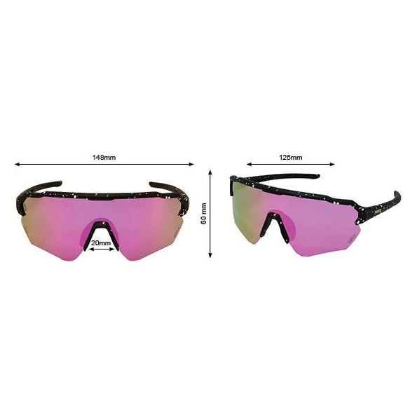 Sandgraiph Ltd - Phieres - Mtt Blk White Splatt - Technische Sonnenbrille