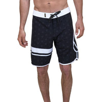 Senseiph - Phieres - Black Print/White - Boardshort