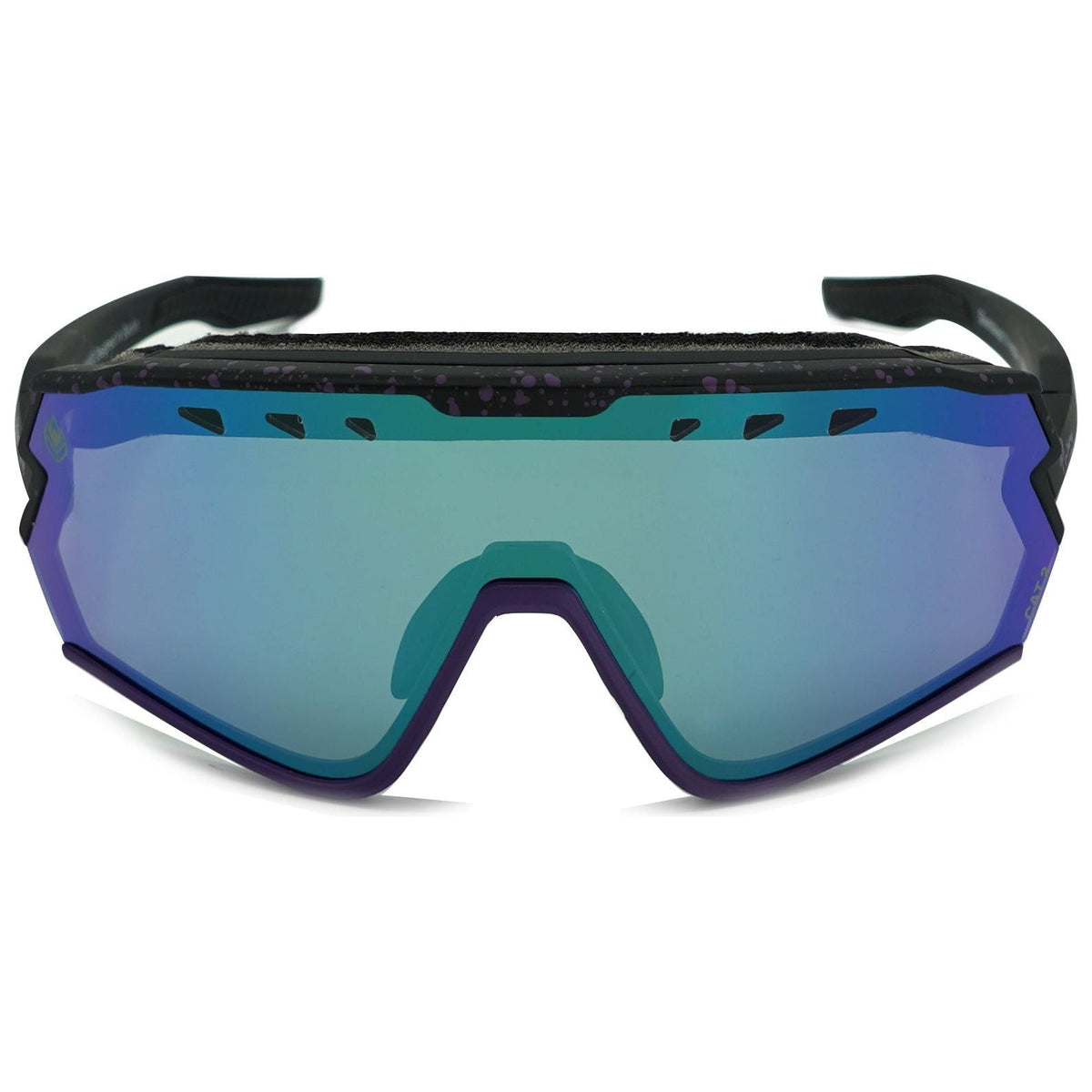 Sharkbiteph X Iriedaily - Phieres - Splatter MattBlk/Gre - Technische Sonnenbrille