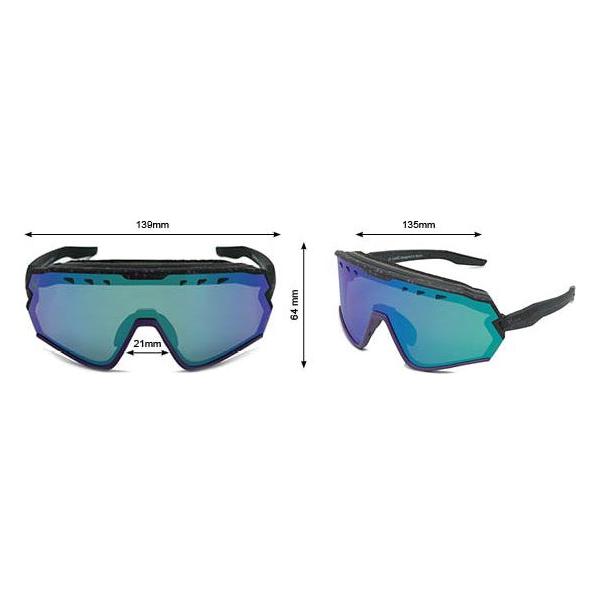 Sharkbiteph X Iriedaily - Phieres - Splatter MattBlk/Gre - Technische Sonnenbrille