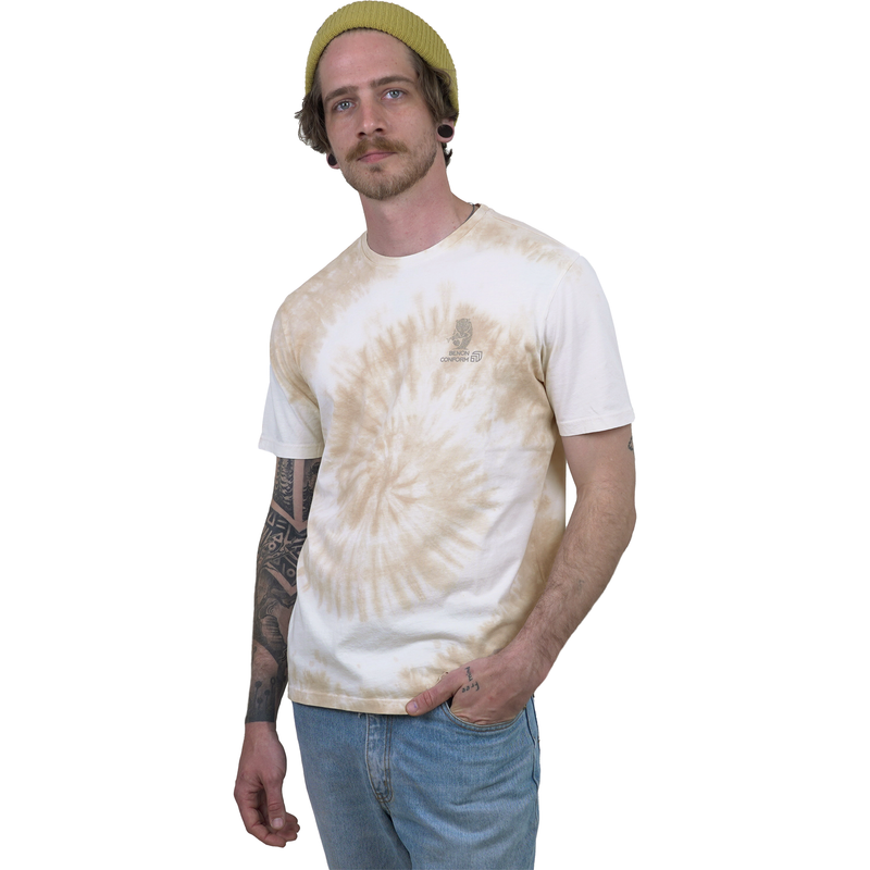 BN Dyed Catcher Tee - Benon Conform - Tie Dye Feather Grey - T-Shirt