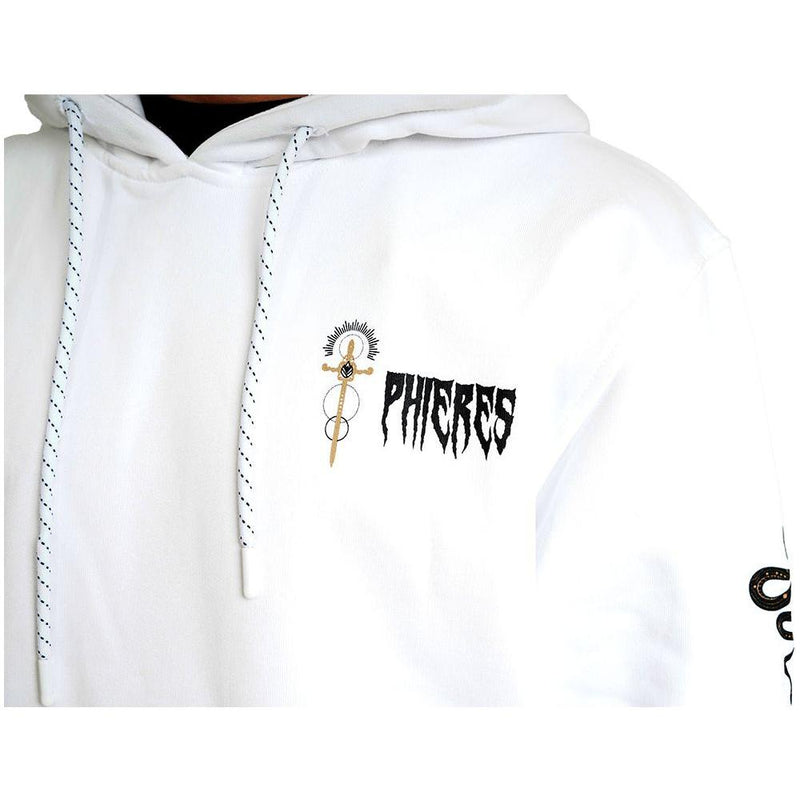 Swordiph II Hood - Phieres - Bright White - Kapuzenpulli