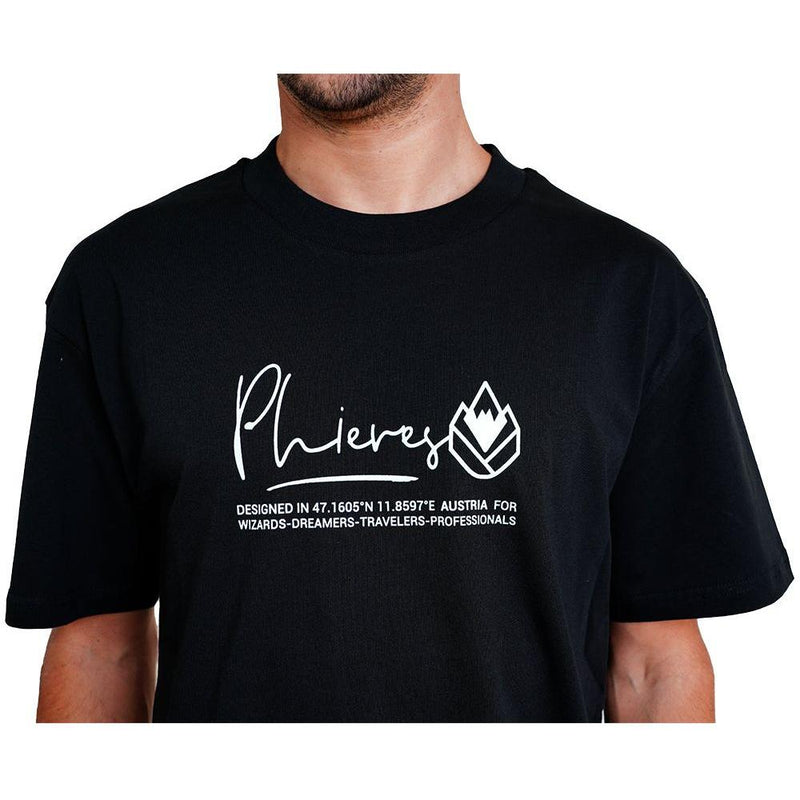 Rephorn Tee - Phieres - Black - T-Shirt