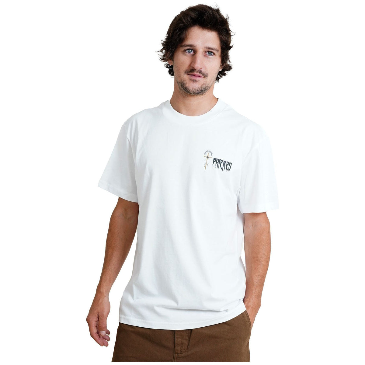 Swordiph II Tee - Phieres - Bright White - T-Shirt