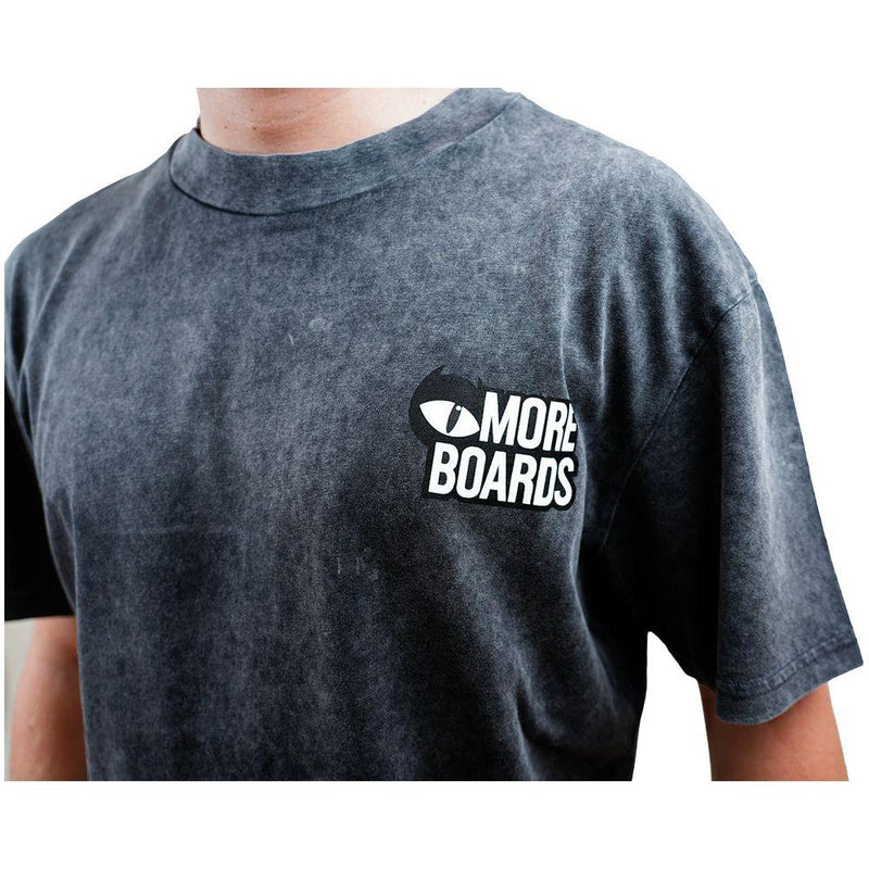 Combly Tee - Moreboards - Black Washed - T-Shirt