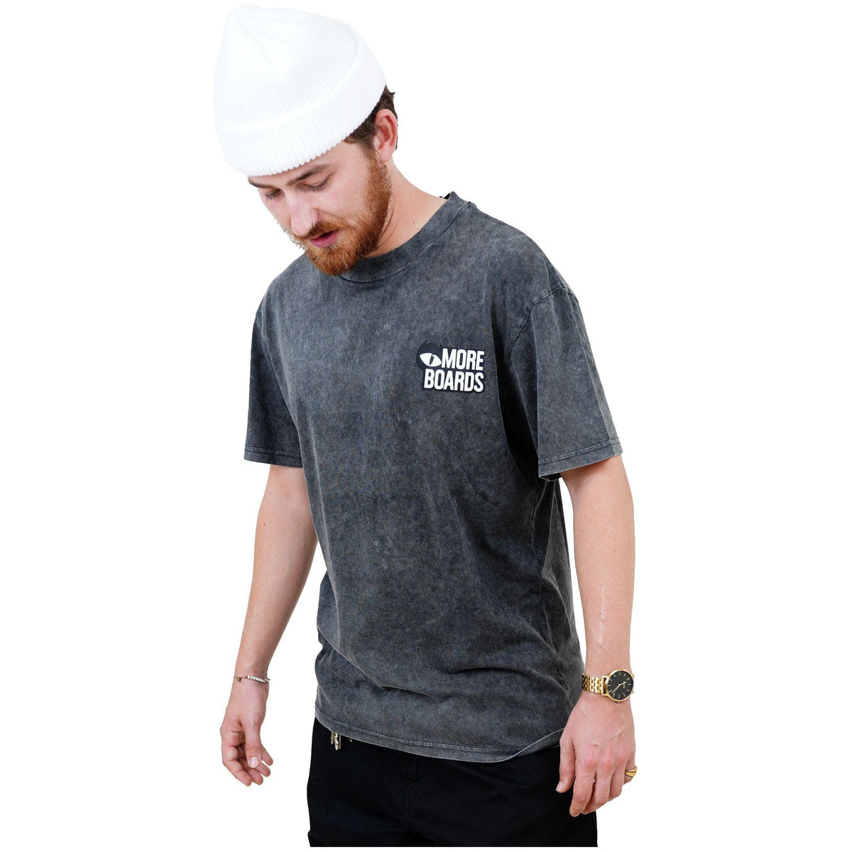 Combly Tee - Moreboards - Black Washed - T-Shirt