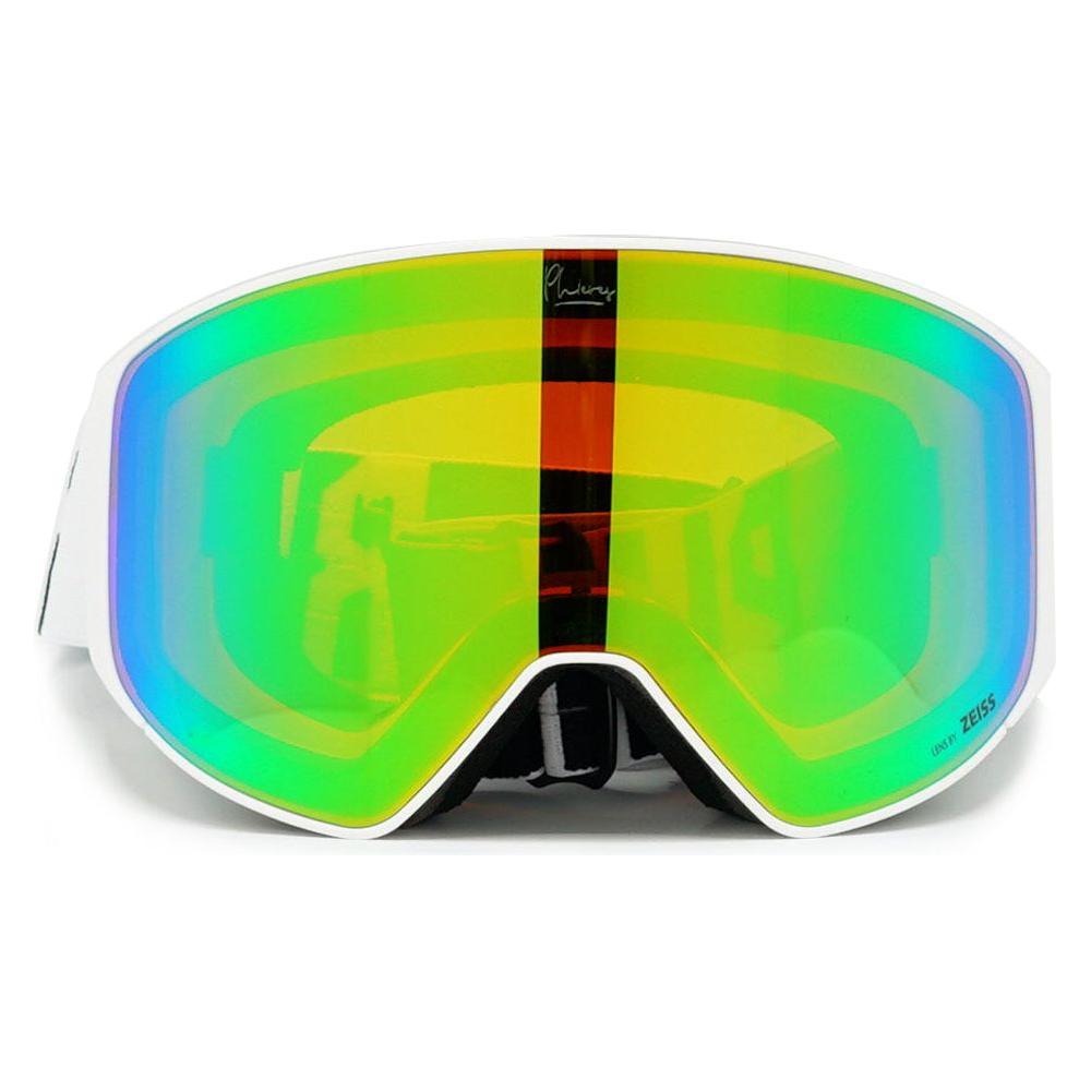 PH-12sixty - Phieres - White Black Green S2 - Schneebrille verspiegelt