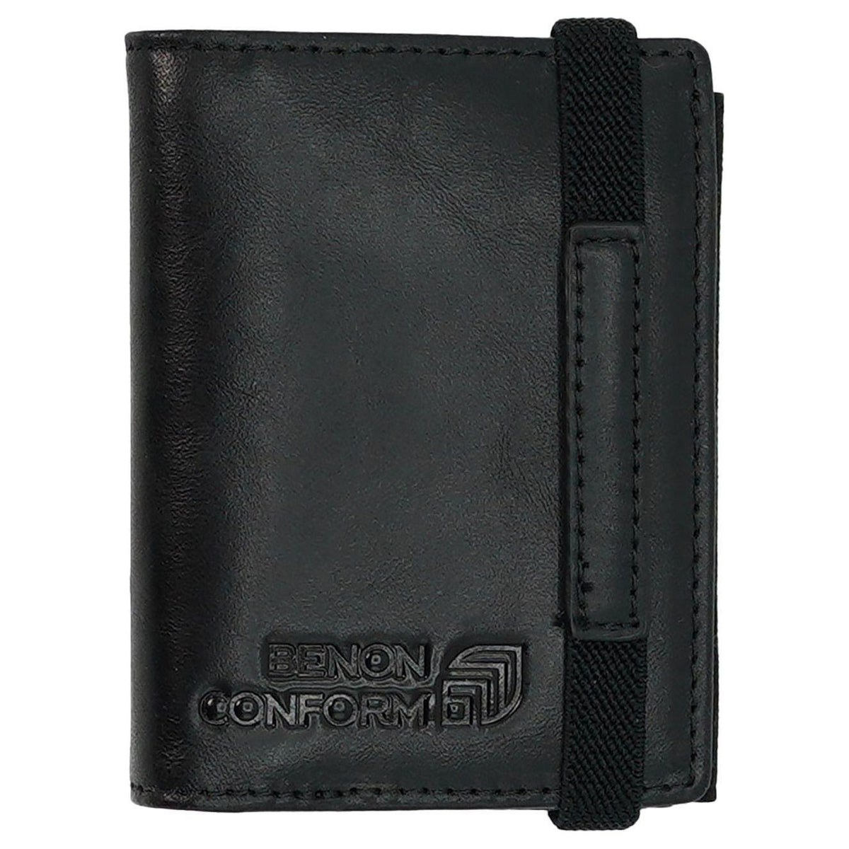 Benosimple - Benon Conform - Black - Ledergeldtasche