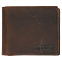 Benothing Bifold - Benon Conform - Dark Brown Vintage - Ledergeldtasche