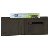 Benocheck Bifold - Benon Conform - Dark Grey Vintage - Ledergeldtasche