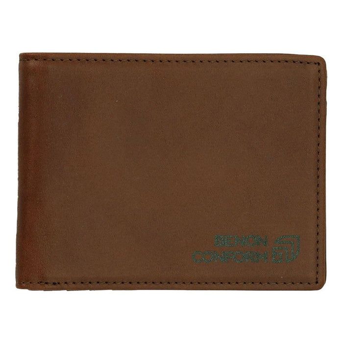 Benocheck Bifold - Benon Conform - Light Brown Vintage - Ledergeldtasche