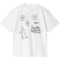 W S/S Isis Maria Lunch T-S - Carhartt - White/Black - T-Shirt