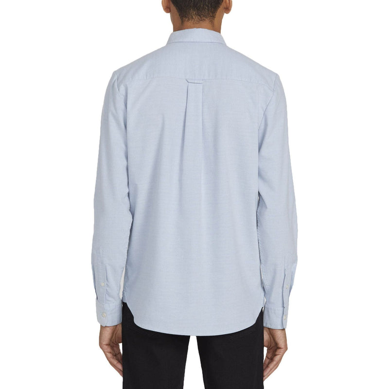 Oxford Stretch Long Sleeve - Volcom - wrecked indigo - Herren Hemd