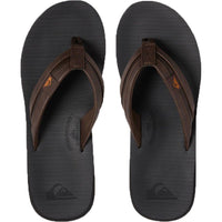 CARVER SQUISH - Quiksilver - BROWN/BLACK/BROWN - Flip Flop