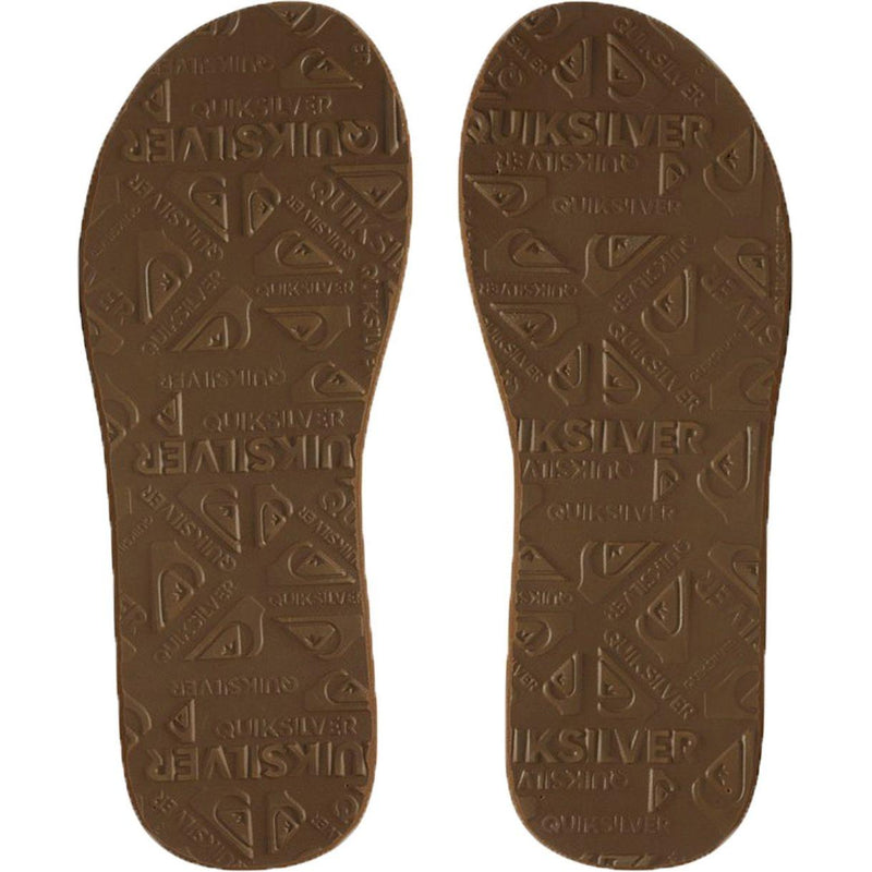 CARVER SQUISH - Quiksilver - BROWN/BLACK/BROWN - Flip Flop