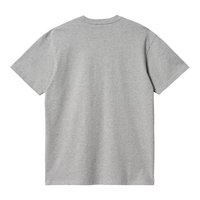 Carhartt WIP - S/S Chase T-Shirt - Grey Heather/Gold - T-Shirt