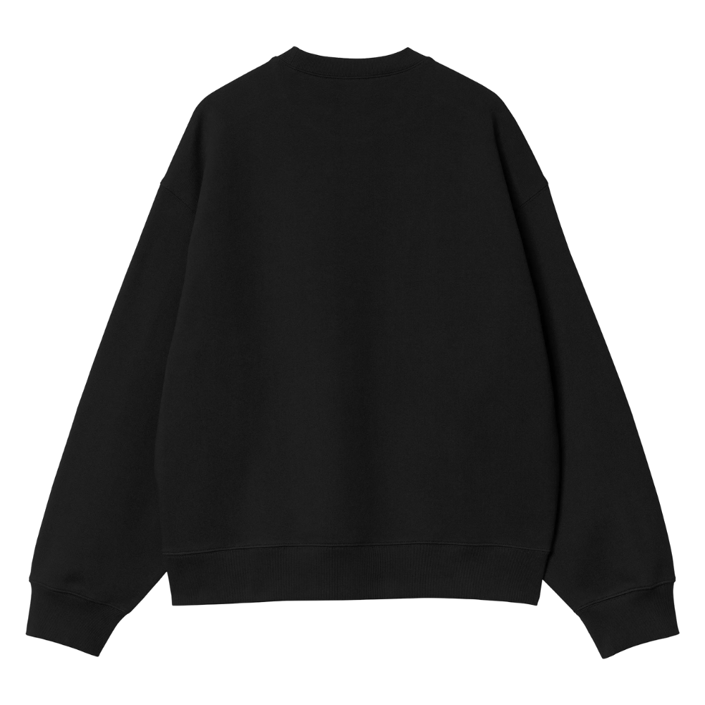 Carhartt - Label Script Sweat - BLACK - Crew Sweater