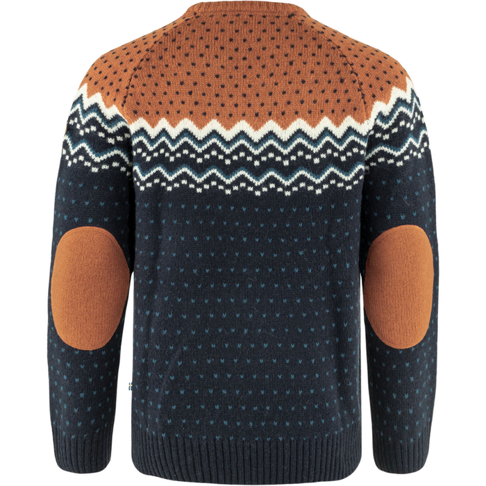 Övik Knit Sweater M - Fjällräven -  Dark Navy-Terracotta - Pullover