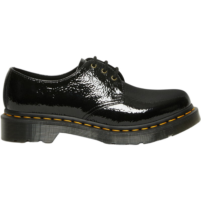 1461 - DrMartens - Black Distressed Pat - Sneaker