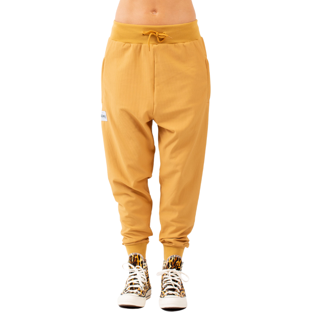 Harlem Rib Travel Pants - Faded Amber - Eivy - Funktions Unterhose Lang