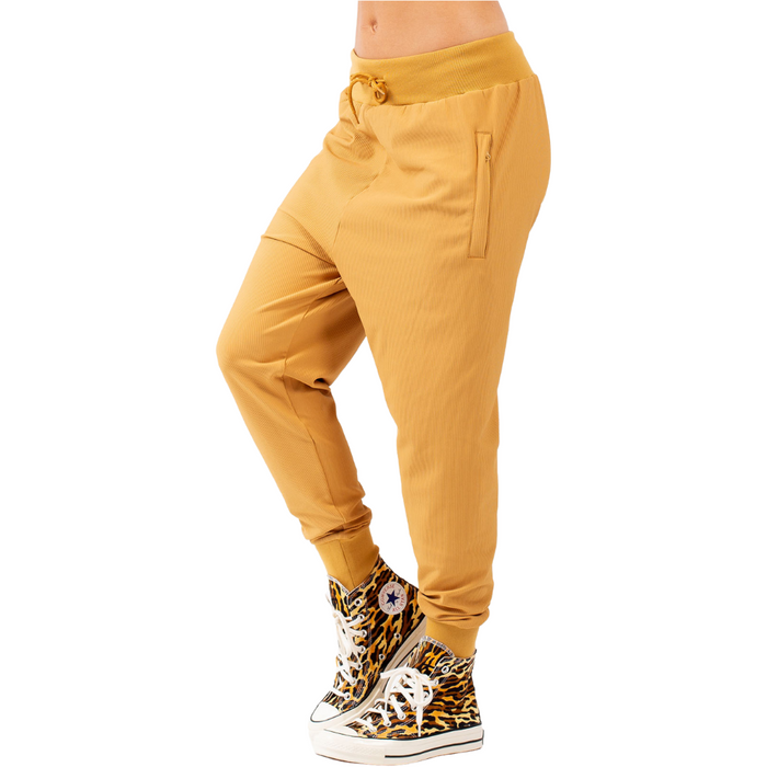 Harlem Rib Travel Pants - Faded Amber - Eivy - Funktions Unterhose Lang