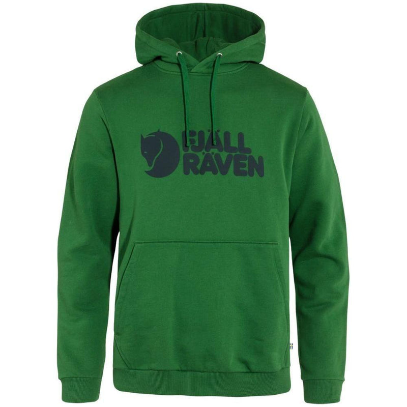 Fjällräven - Fjällräven Logo Hodie M - Palm Green - Streetwear - Sweater und Strick - Sweaters - Kapuzenpulli