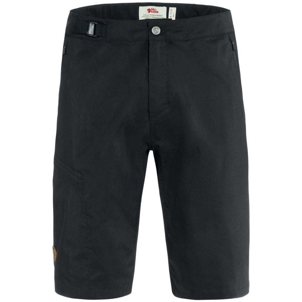 Fjällräven - Abisko Hike Shorts M - Black - Outdoor - Outdoorbekleidung - Outdoorhosen - Wanderhose kurz