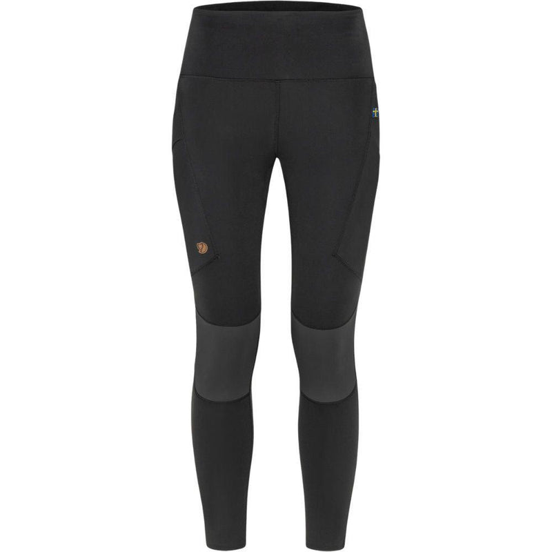 Fjällräven - Abisko Trekking Tights Pro W - Black-Iron G - Outdoor - Outdoorbekleidung - Outdoorhosen - Wanderhose lang