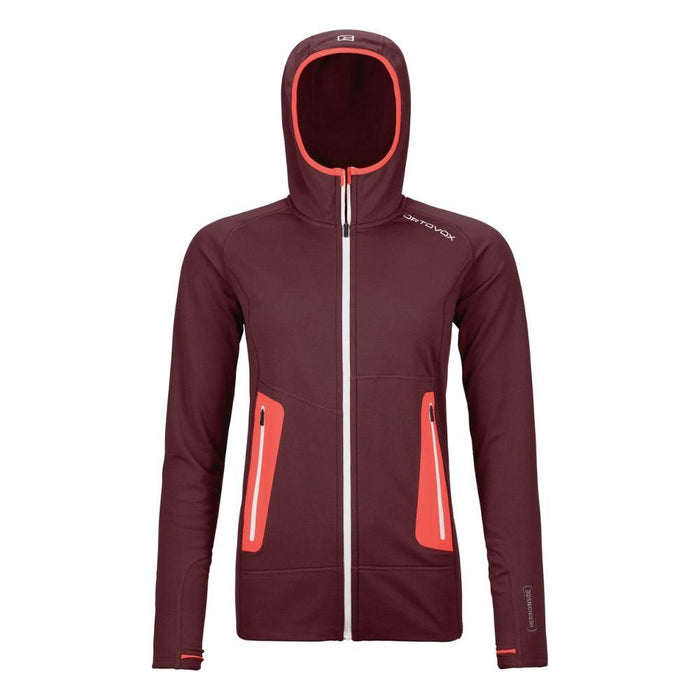 Ortovox - FLEECE LIGHT HOODY W - WINETASTING - Outdoor - Outdoorbekleidung - 2nd Layer Outdoor - 2nd Layer Fleece Outdoor