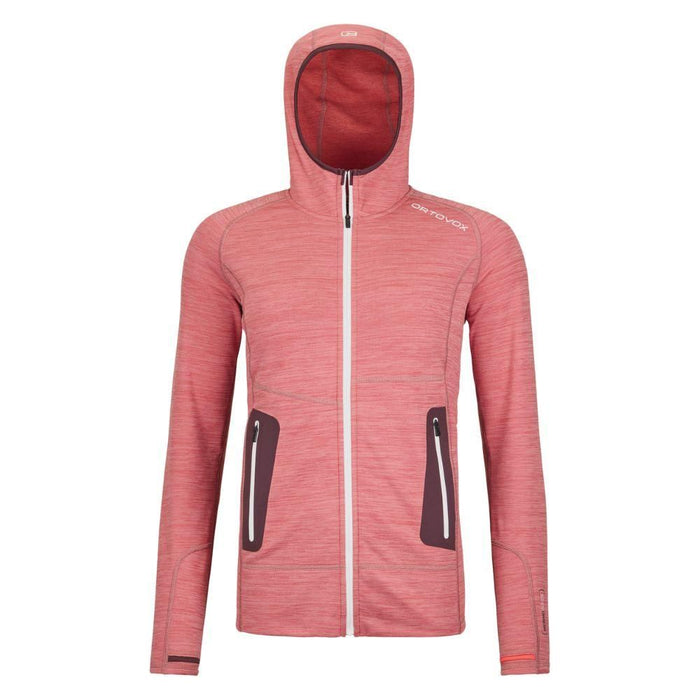 Ortovox - FLEECE LIGHT HOODY W - wild rose blend - Outdoor - Outdoorbekleidung - 2nd Layer Outdoor - 2nd Layer Fleece Outdoor