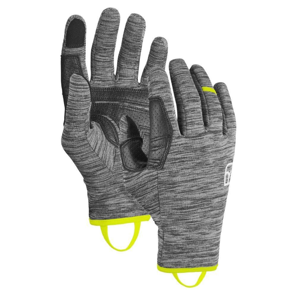 Ortovox - FLEECE LIGHT GLOVE M - black steel blend - Snowboard - Handschuhe und Fäustlinge - Fleece und Pipegloves - Fleece Handschuh