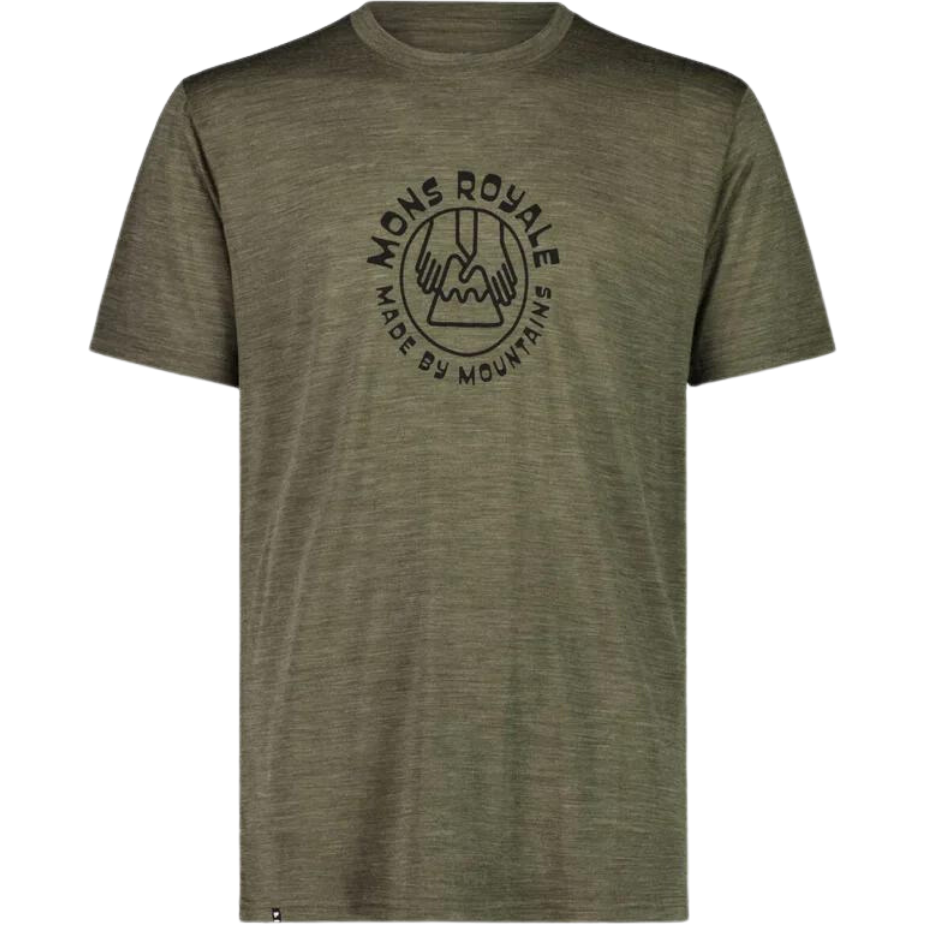 Mons Royale - Zephyr Merino Cool T-Shirt - Olive - Shirt Wolle