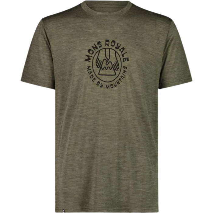 Mons Royale - Zephyr Merino Cool T-Shirt - Olive - Shirt Wolle