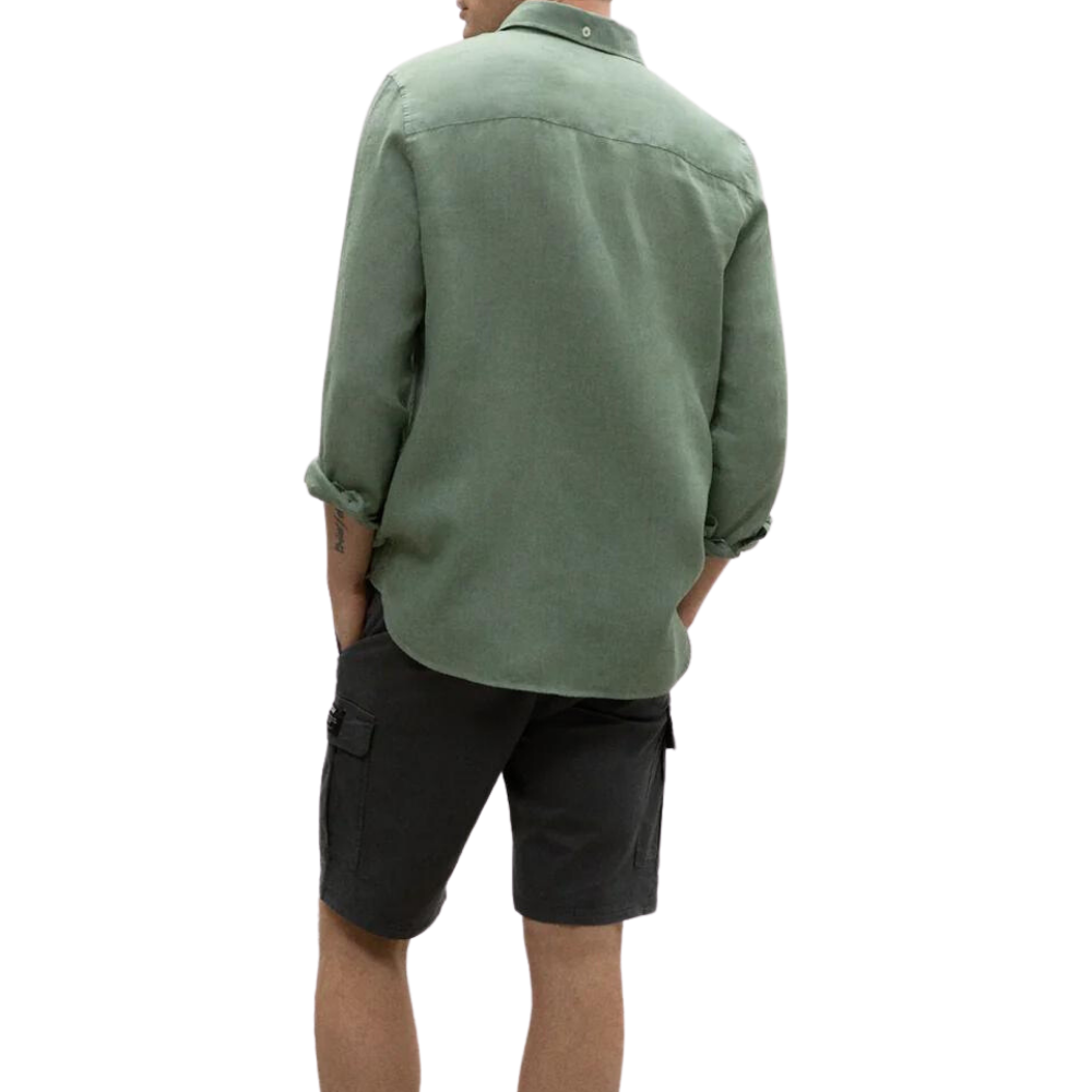 Ecoalf - MALIBUALF SHIRT MAN - Garden Green - Langarmhemd