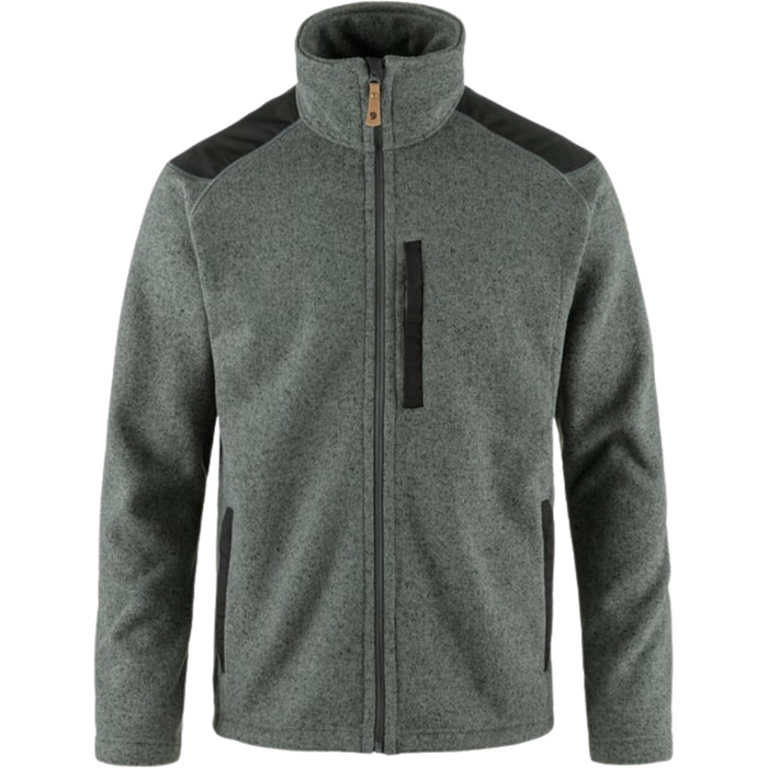 Fjällräven - Buck Fleece M - Grey-Melange - Fleece Jacke