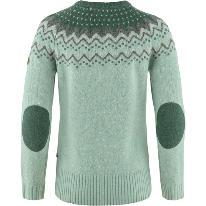 Fjällräven - Övik Knit Sweater W - Misty Green-Deep Pat - Pullover