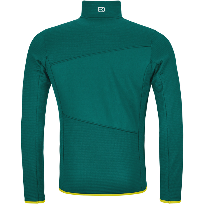 Fleece Grid Jacket M - Ortovox - pacific green - Isolation-Fleece