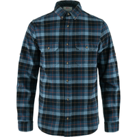 Fjällräven - Singi Heavy Flannel Shirt M - Dark Navy-Indigo Blue - Langarmhemd