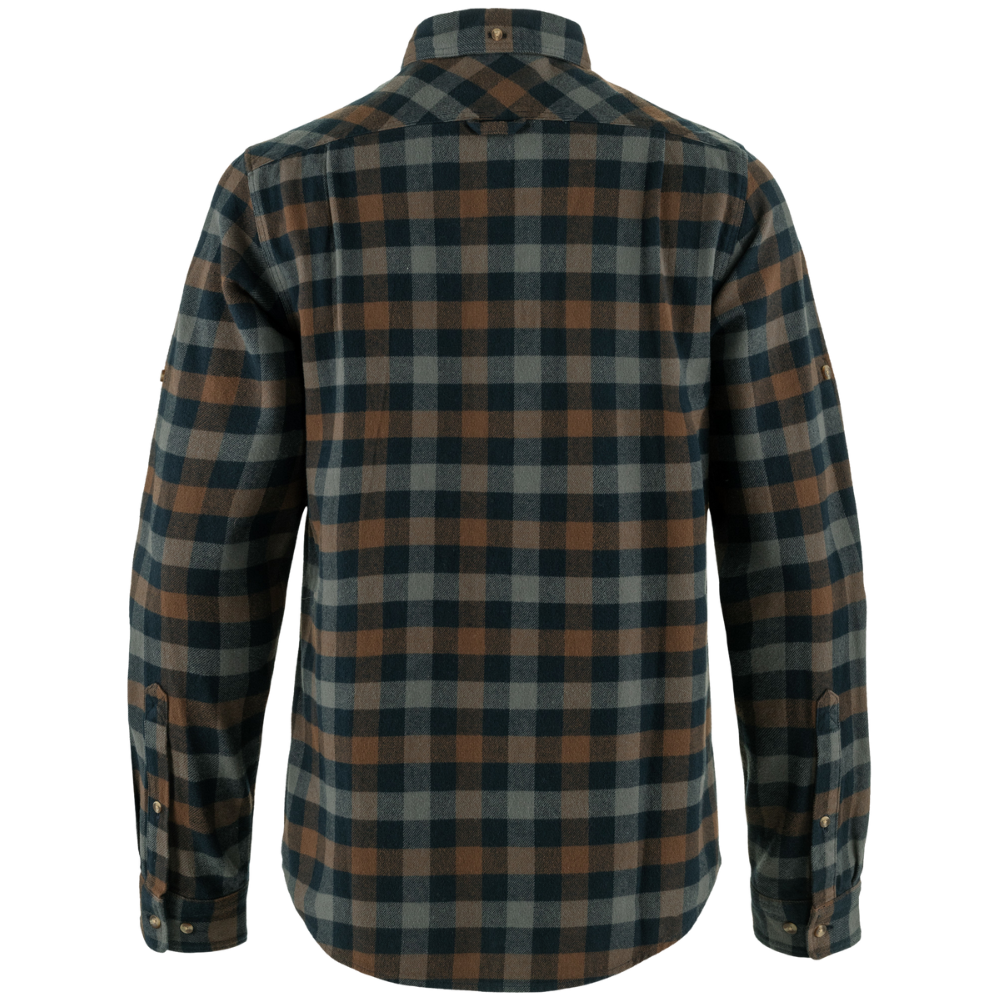 Fjällräven - Skog Shirt M - Dark Navy-Dark Oak - Langarmhemd