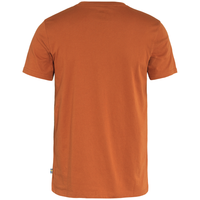 Fjällräven - Fjällräven Logo T-shirt M - Terracotta Brown - T-Shirt