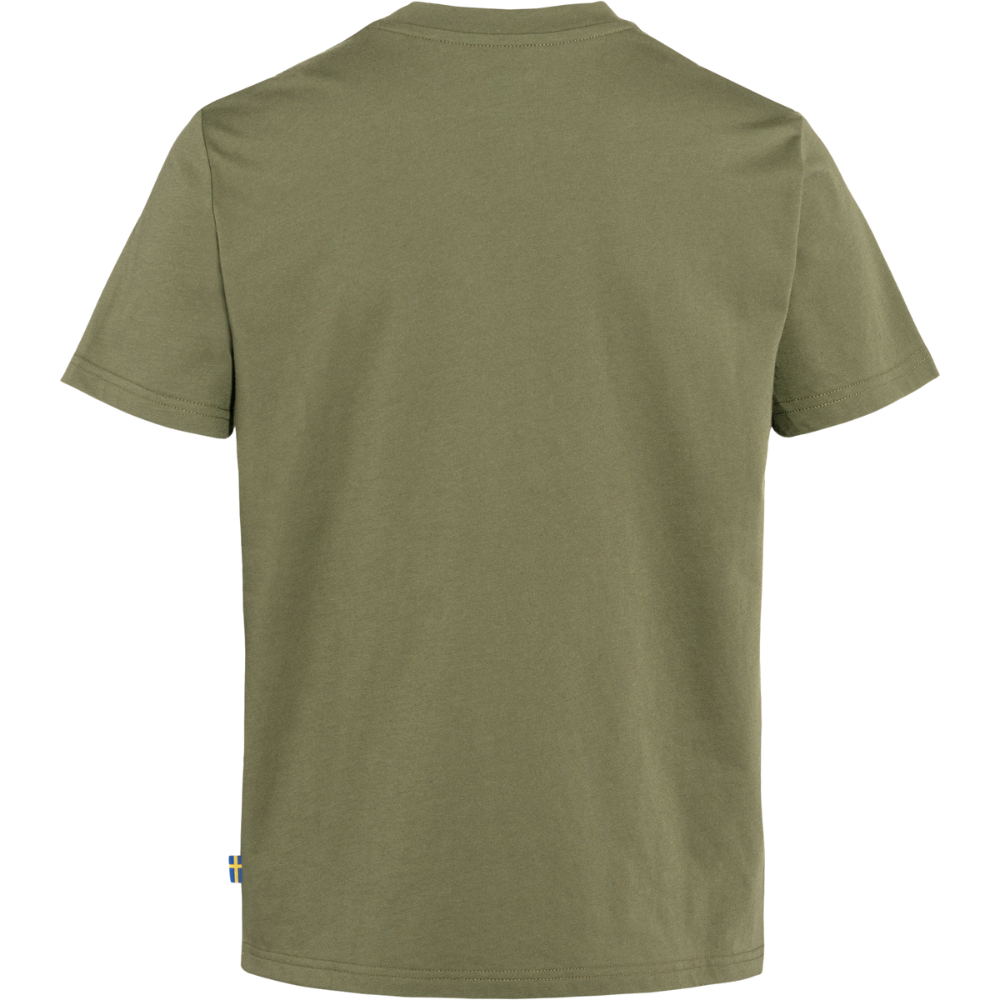 Fjällräven - Fox Boxy Logo Tee W - GREEN - T-Shirt