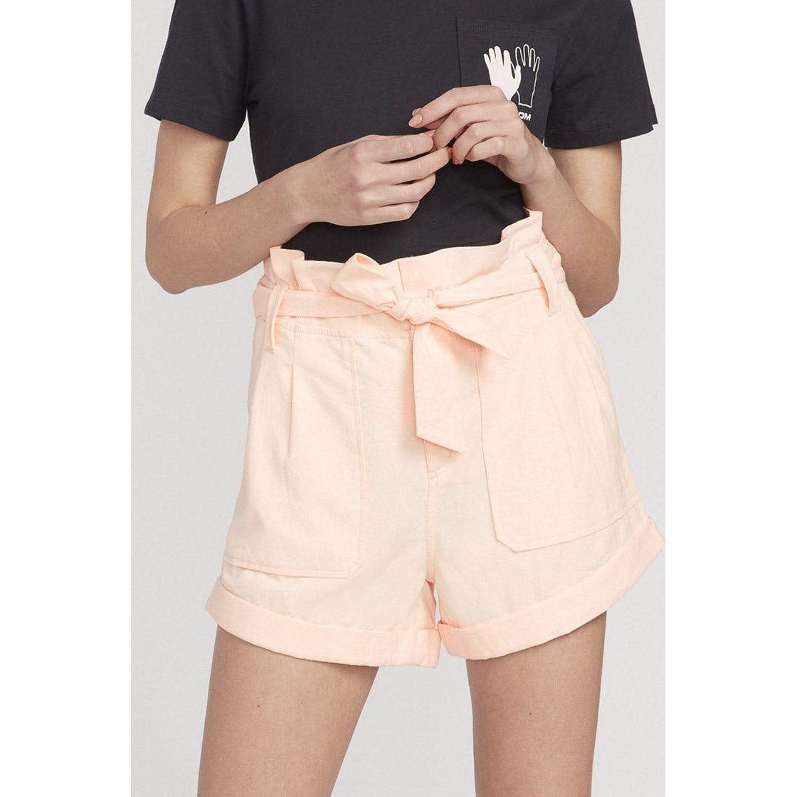 PAP BAG SHORT - Volcom - LIGHT PEACH - Short